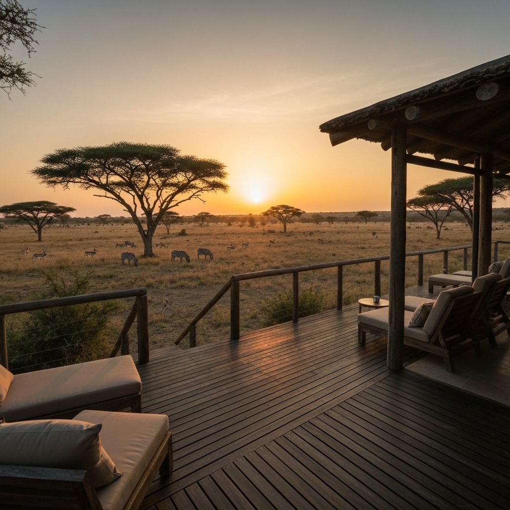 Luxury safari accommodation